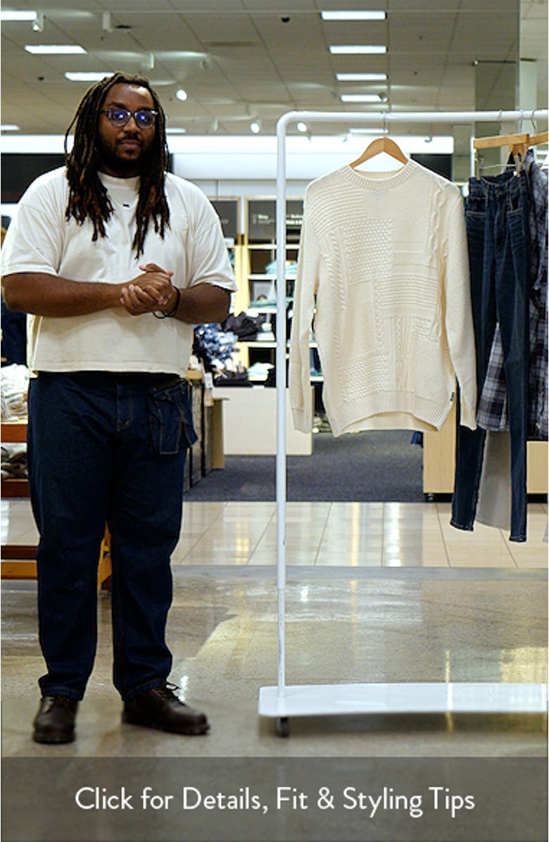 Casey Wool & Cotton Fisherman Sweater, sales video thumbnail