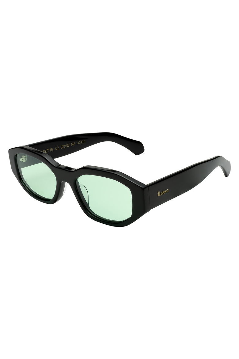 Cassette Sunglasses, Main, color, Black / Mint