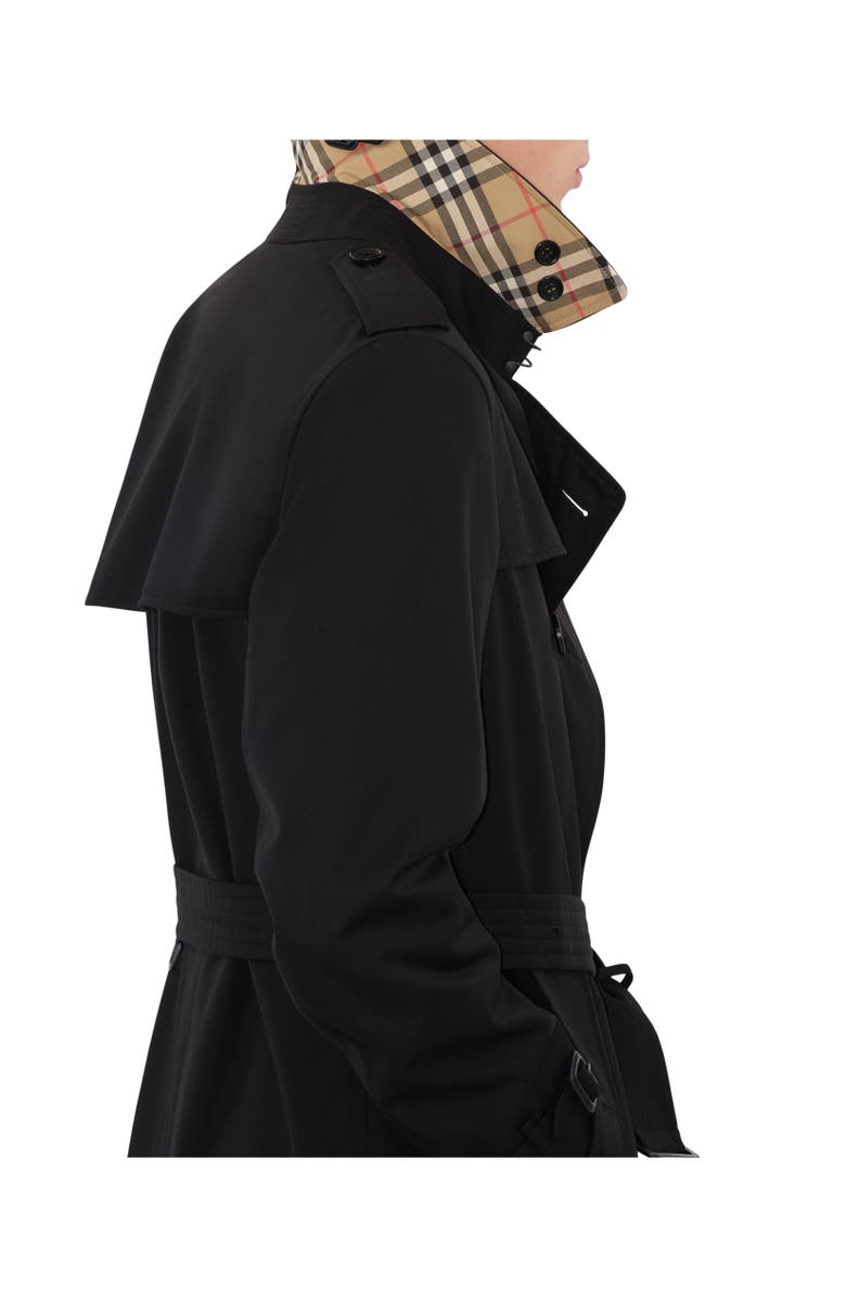 Burberry Long Kensington Heritage Trench Coat, Alternate, color, Coal