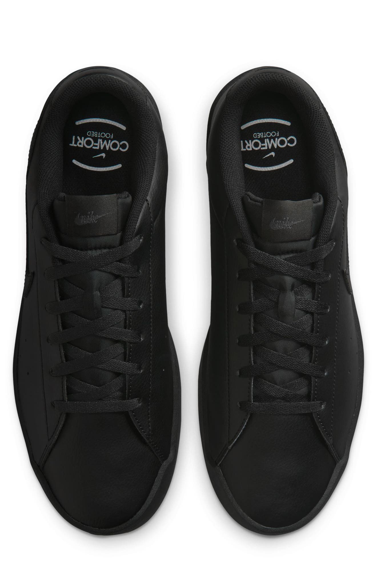 Court Heritage Low Top Sneaker, Alternate, color, BLACK/ ANTHRACITE