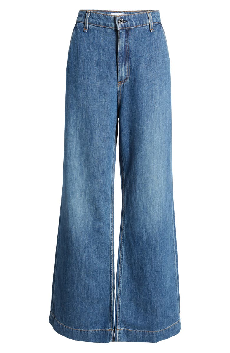 ASKK NY Wide Leg Jeans, Alternate, color, Rambler