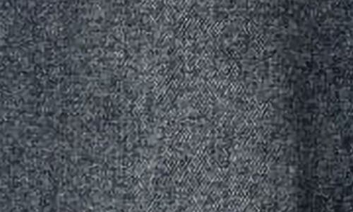 Edikted Contrast Panel Low Rise Wide Leg Jeans In Dark-blue