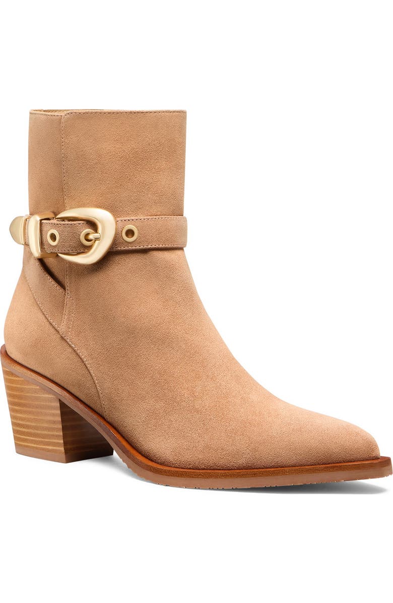 Stuart Weitzman Maven Western Bootie, Main, color, New Camel/ Caramel