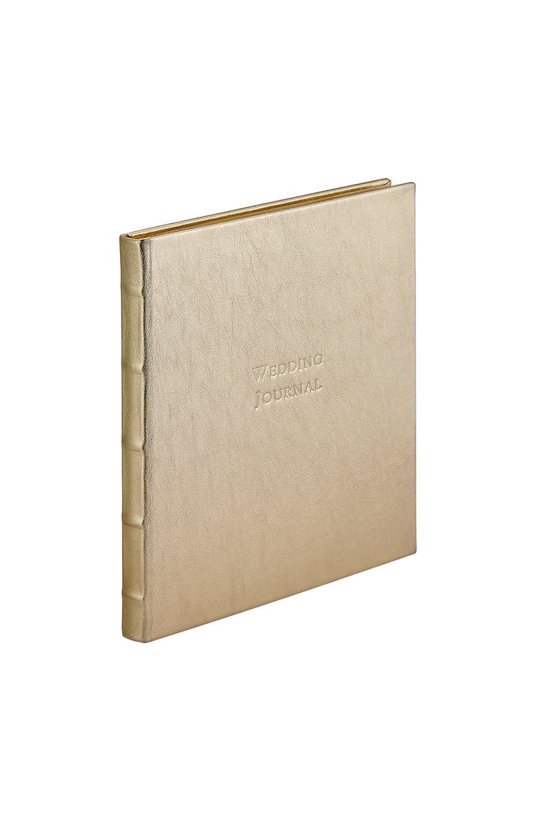 Graphic Image Wedding Journal, Alternate, color, White Gold