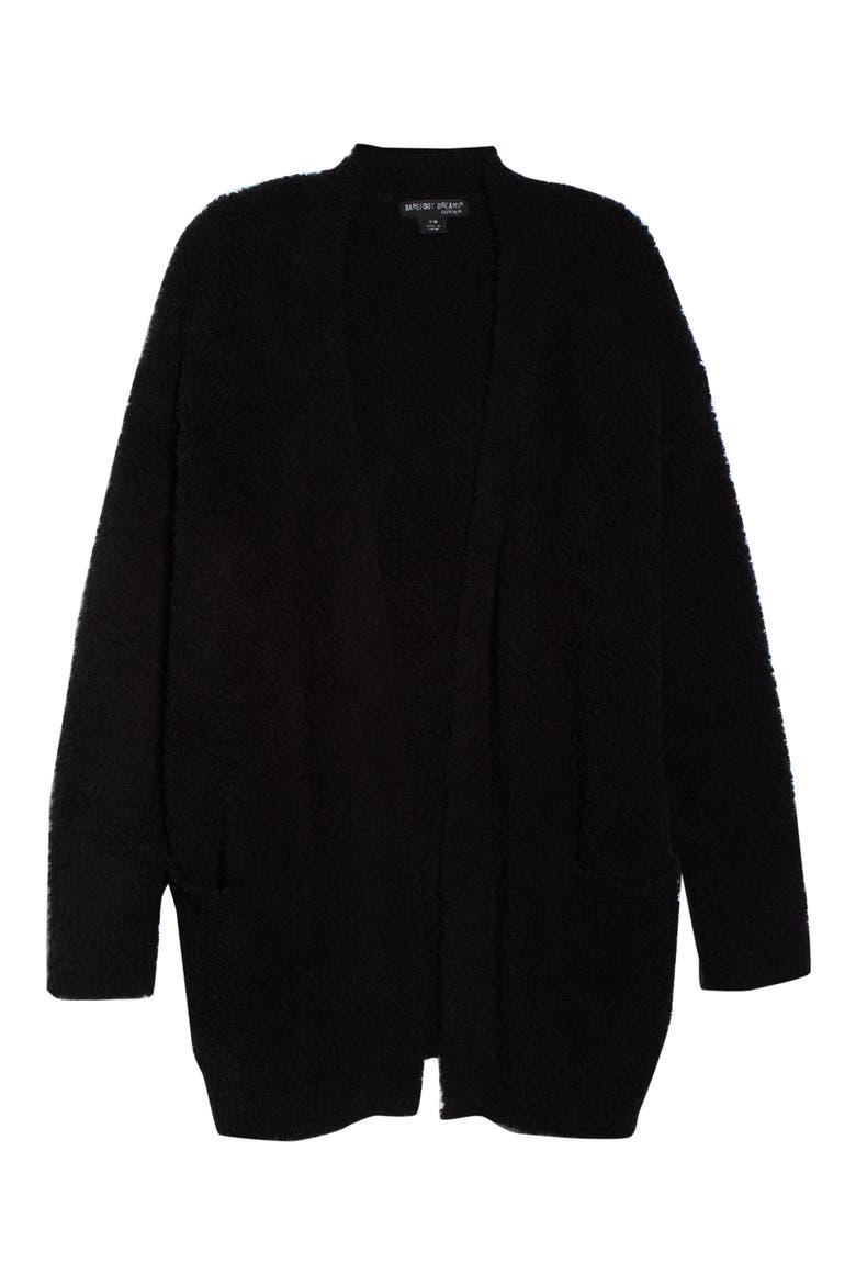 CozyChic™ Cardigan, Alternate, color, BLACK