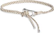 Nordstrom Syd Woven Leather Tie Belt