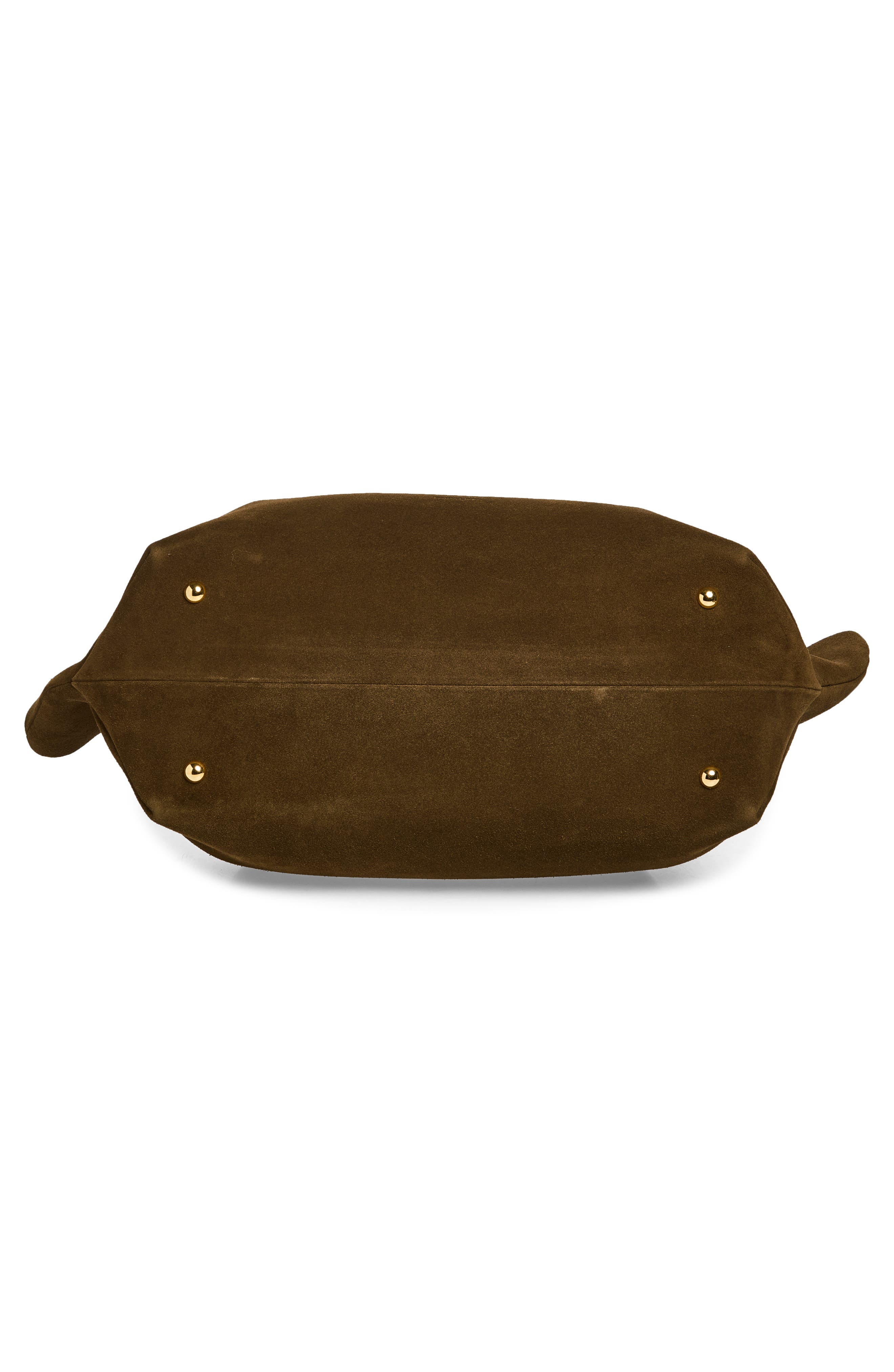 New York Leather East/West Tote, Alternate, color, SALT PEPPER/ MOCHA