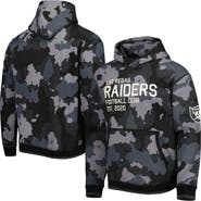 THE WILD COLLECTIVE Men's The Wild Collective Black Las Vegas Raiders Camo Pullover Hoodie