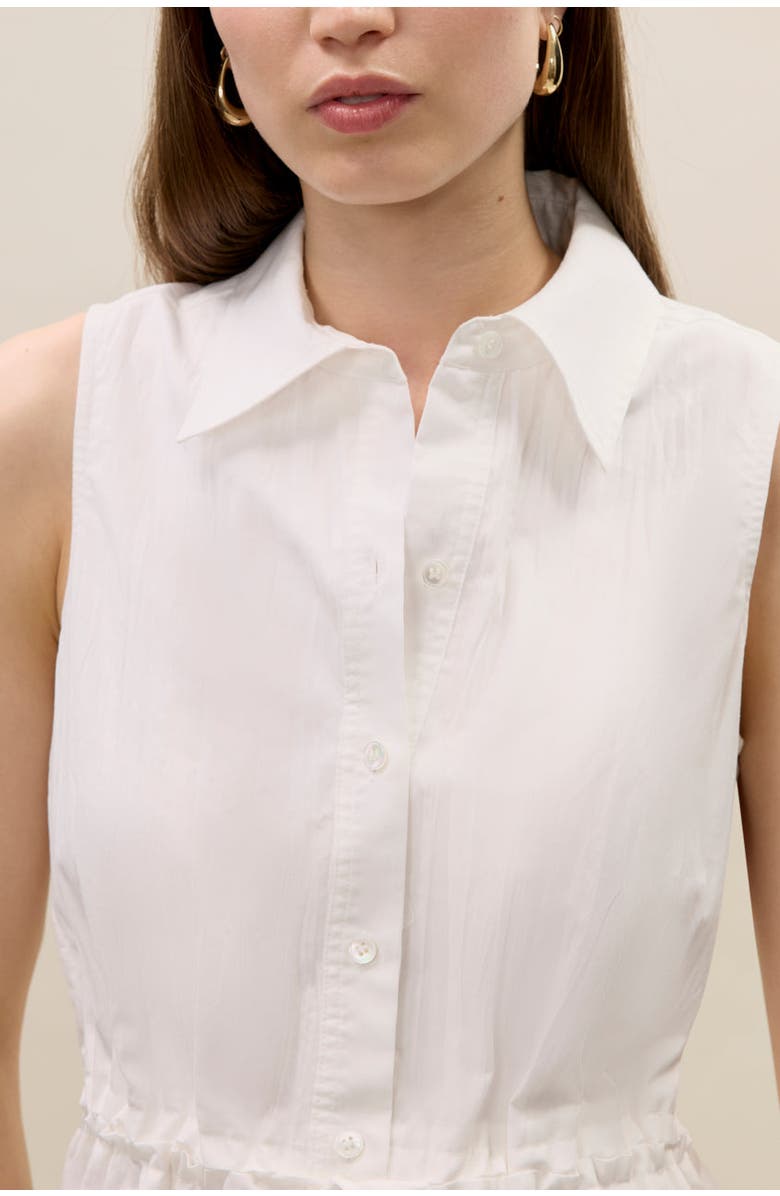 Rebecca Taylor Marietta Shirt Dress, Alternate, color, Milk