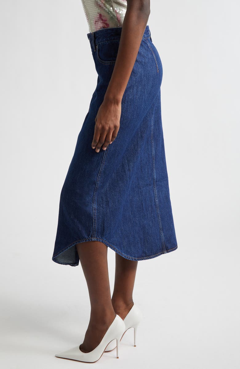DIESEL<sup>®</sup> De-Ard Denim Midi Skirt, Alternate, color, Denim