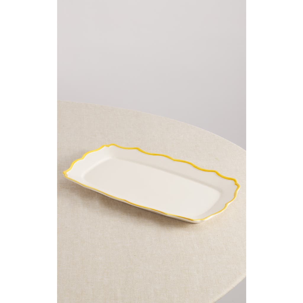 Maison Madison Home Rectangular Tray 16'' X 8,9'' In Giovanna