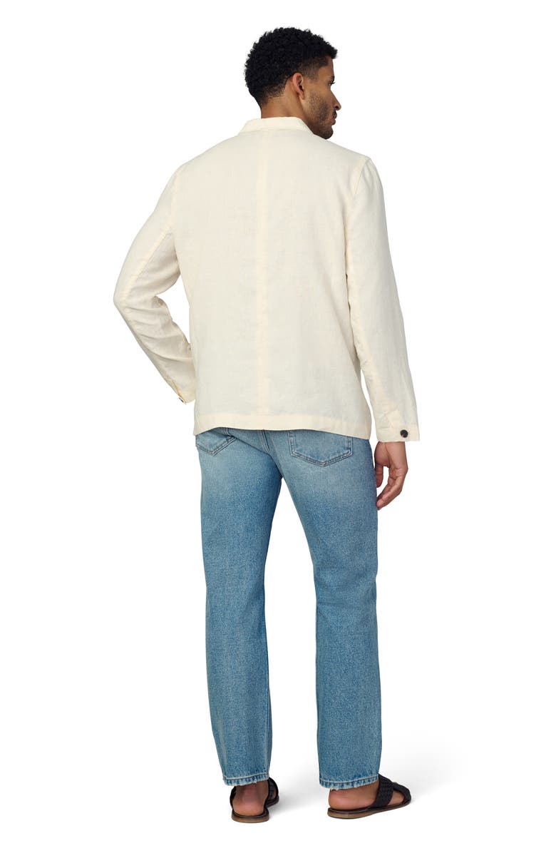 Joe's Hemingway Writer's Long Sleeve Camp Shirt, Alternate, color, Papyrus
