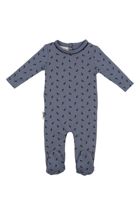 Winter Berries Cotton Blend Footie (Baby)