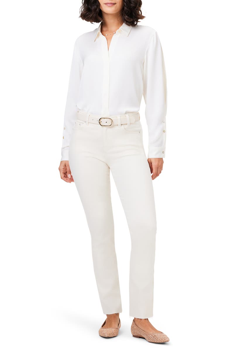 NIC+ZOE Ankle Straight Leg Jeans, Alternate, color, Canvas