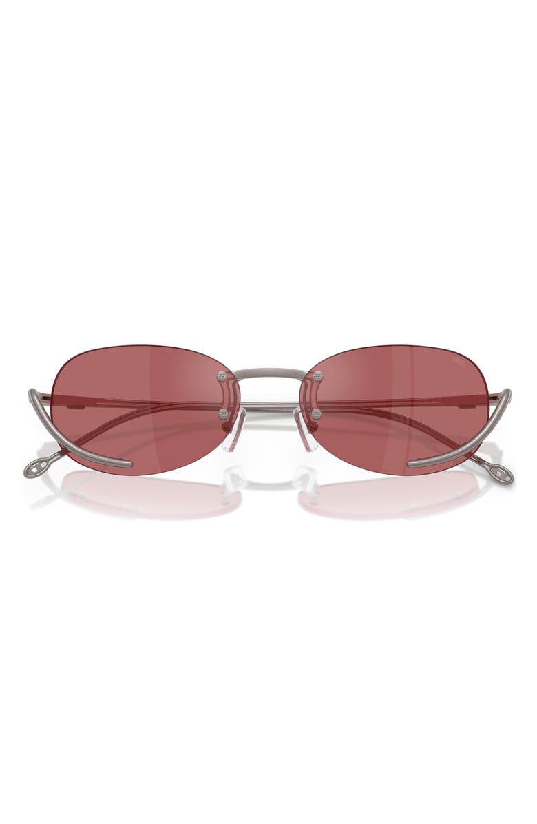 DIESEL<sup>®</sup> 53mm Oval Sunglasses, Alternate, color, 