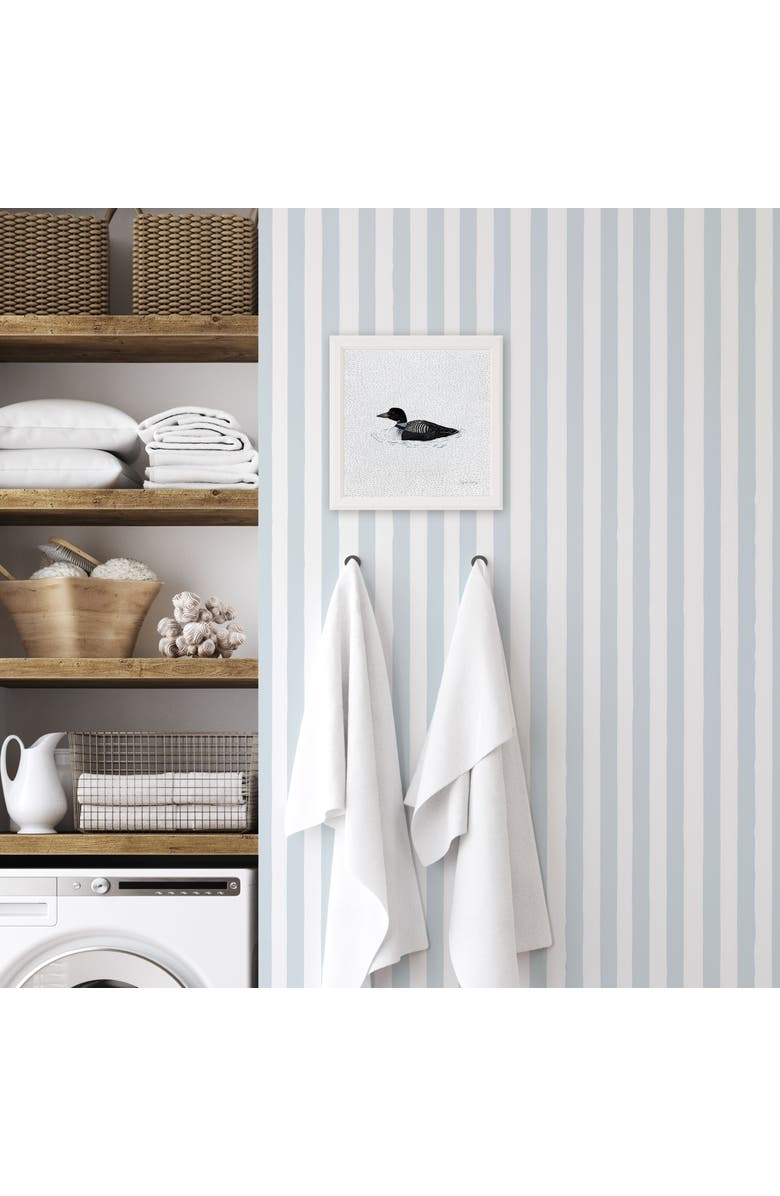 Ramus & Co Loon Museum Quality 8" x 8" Art Print, Alternate, color, Multicolored