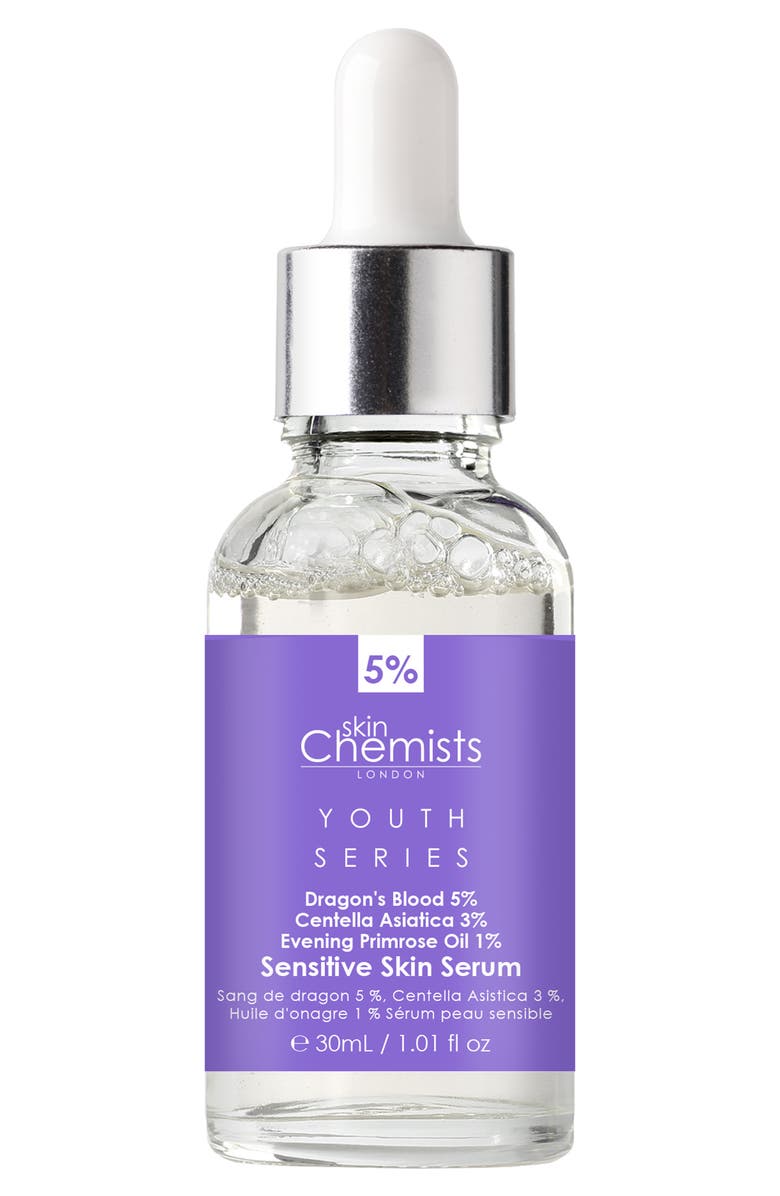 SKINCHEMISTS Dragon's Blood, Centella Asiatica & Evening Primrose Oil Serum for Sensitive Skin, Alternate, color, 