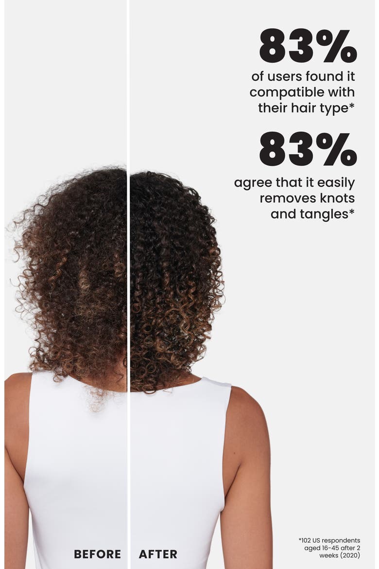x SKIMS The Ultimate Detangler Hairbrush (Nordstrom Exclusive), Alternate, color, NATURALLY CURLY SIENNA