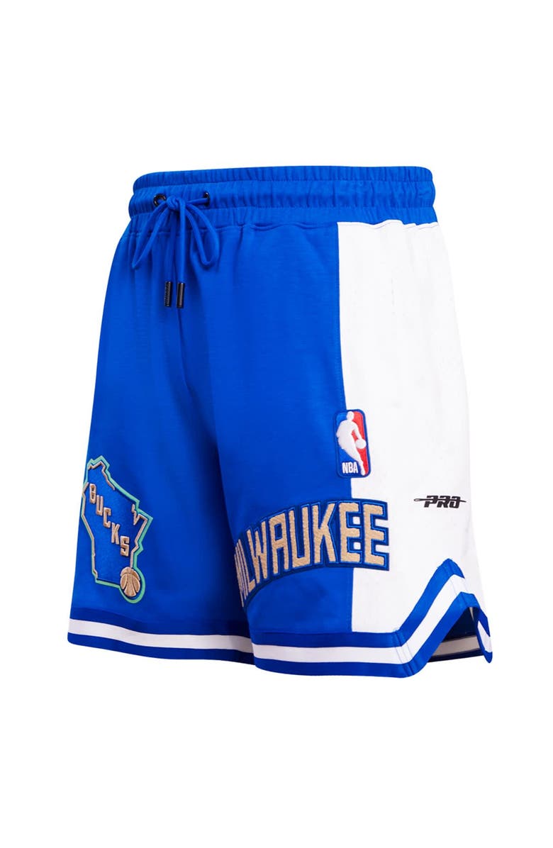 PRO STANDARD Men's Pro Standard Royal Milwaukee Bucks 2023/24 City Edition DK Shorts, Alternate, color, Royal