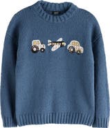 NEXT Kids' Transport Embroidered Sweater