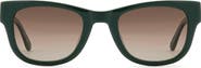 Fossil 50mm Gradient Square Sunglasses