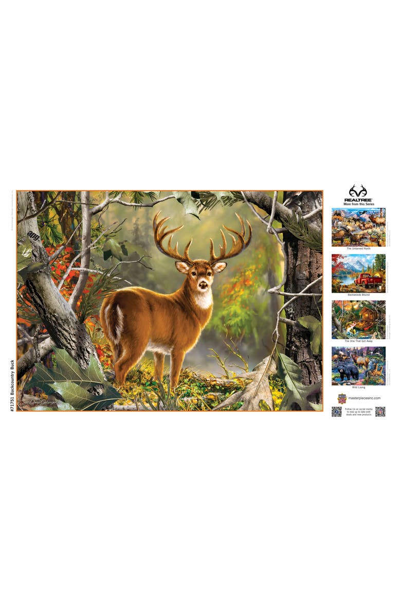 Backcountry Buck 1000 Piece Puzzle, Alternate, color, Multicolor