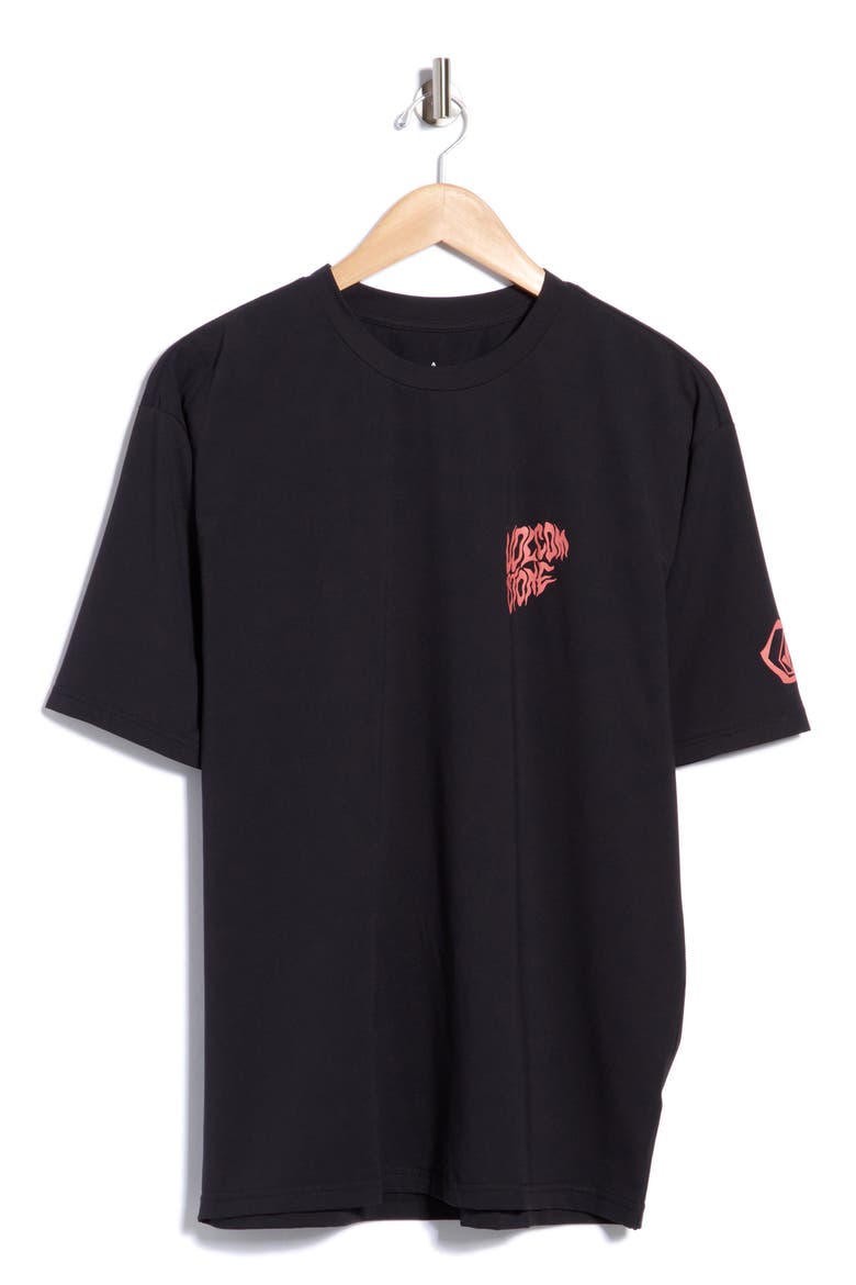 Wavvyyy Surf T-Shirt, Main, color, BLACK