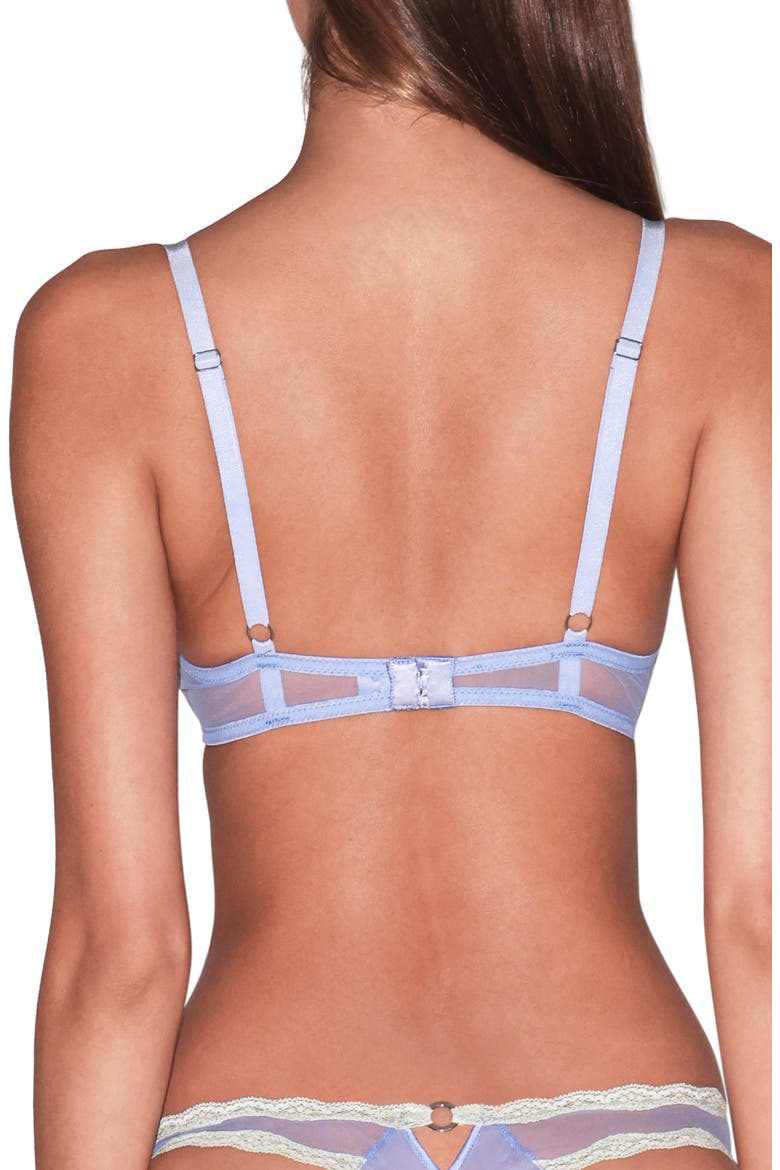 Sheer Tulle Demi Bra, Alternate, color, DAYDREAM