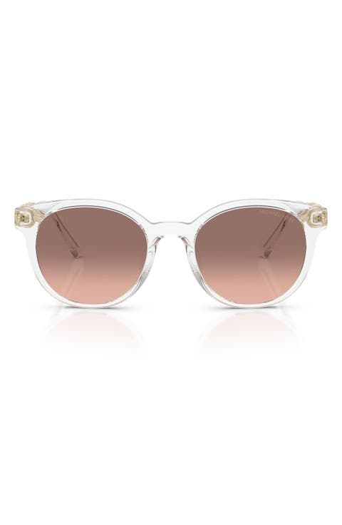 Pienza 53mm Gradient Round Sunglasses