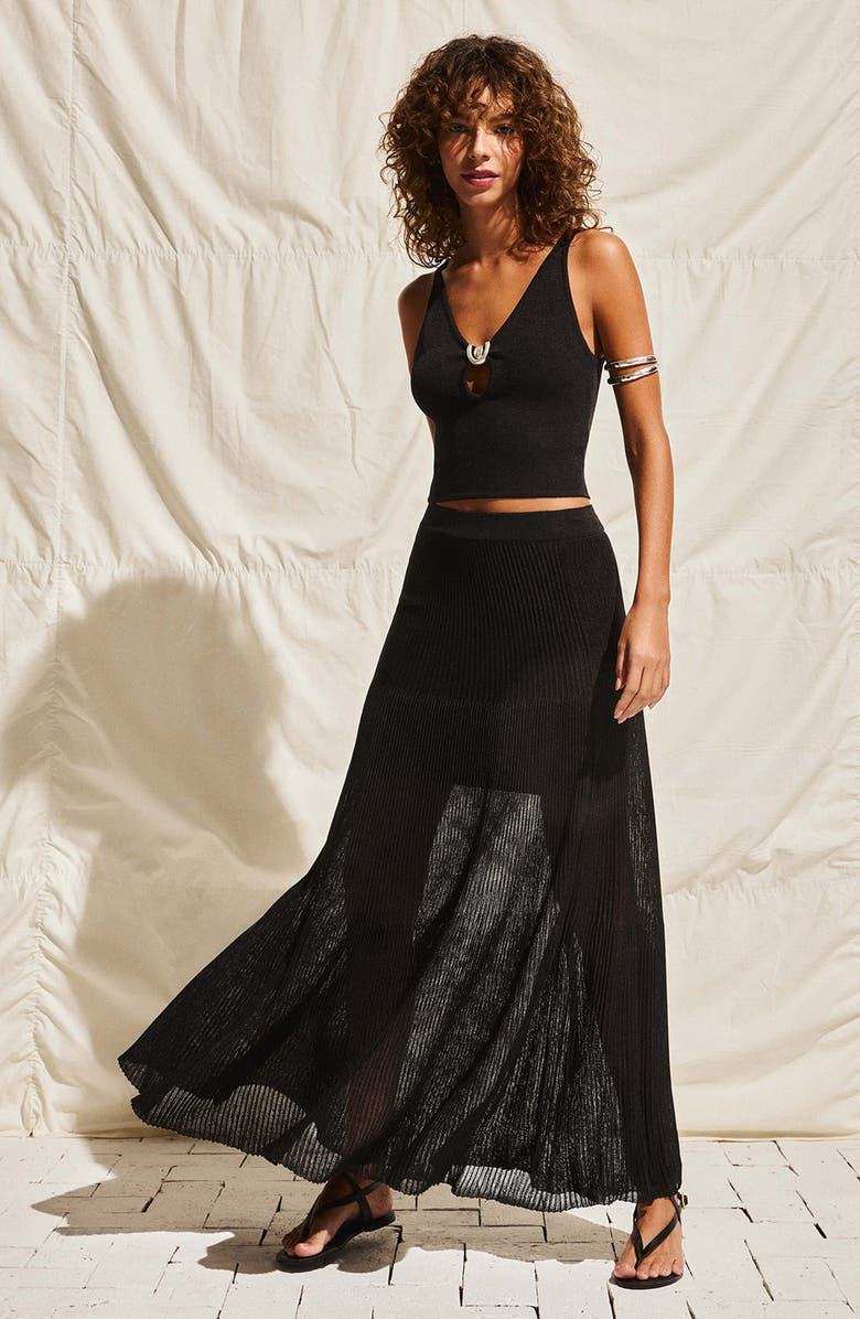 ViX Paula Hermanny Ligia Keyhole Cover-Up Top, Alternate, color, 