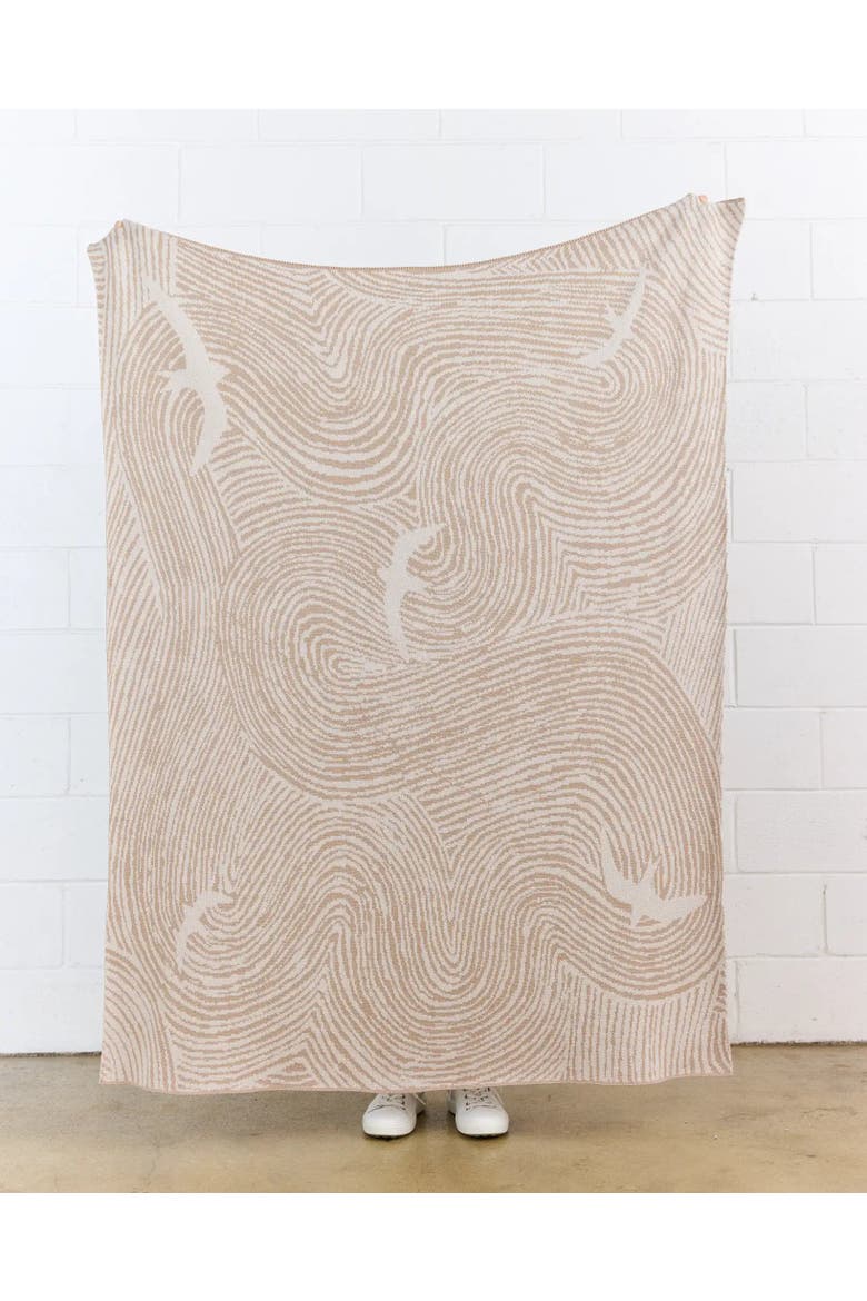 Swifts Knit Throw Blanket, Alternate, color, Featherlight