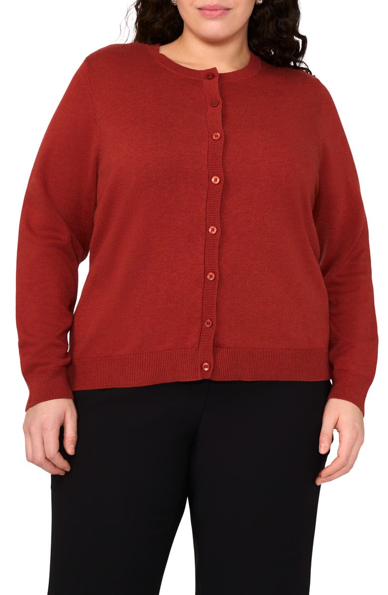 Halogen<sup>®</sup> Button Front Cardigan, Main, color,