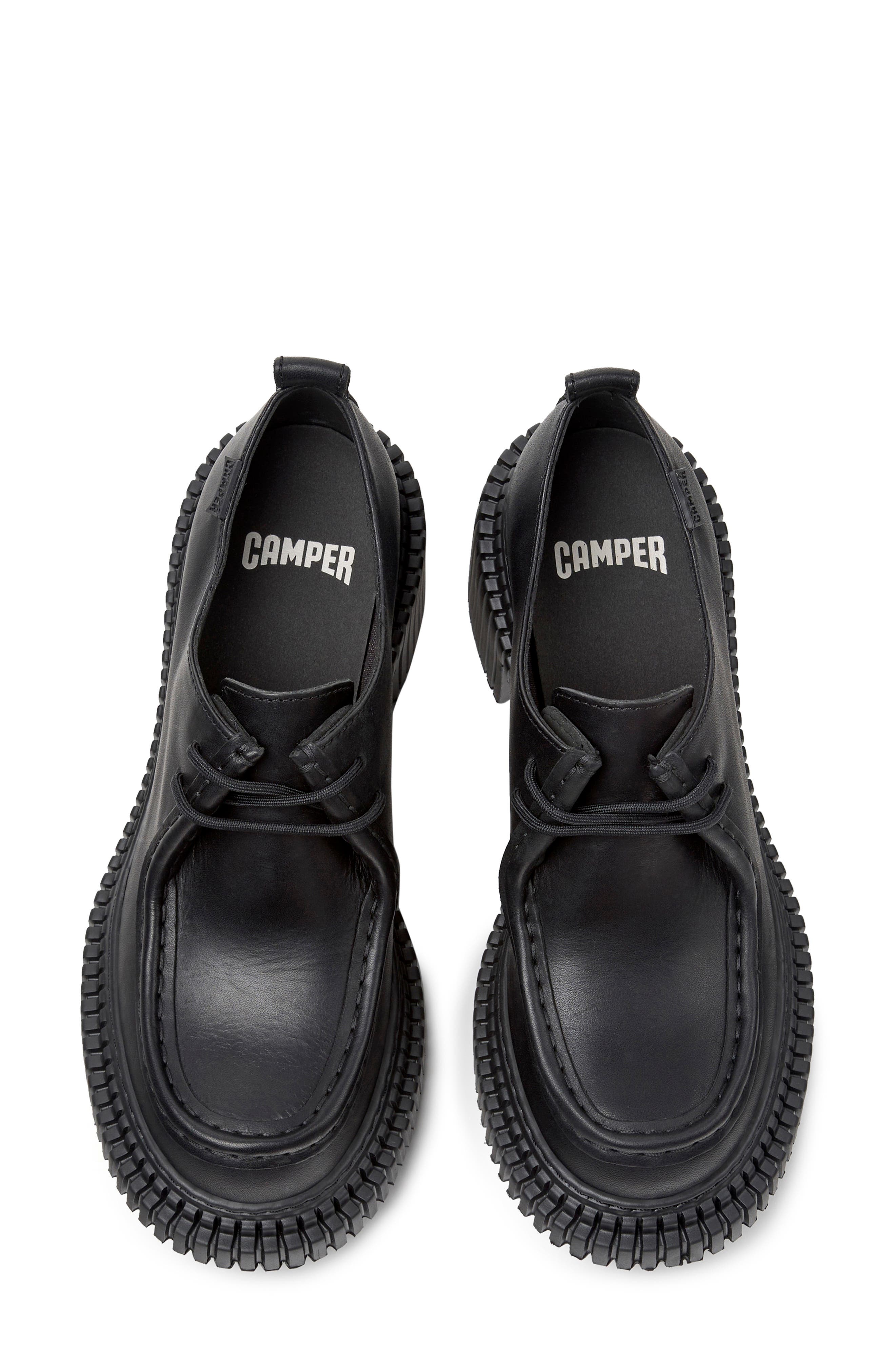Pix London Wallabee Chukka, Alternate, color, BLACK