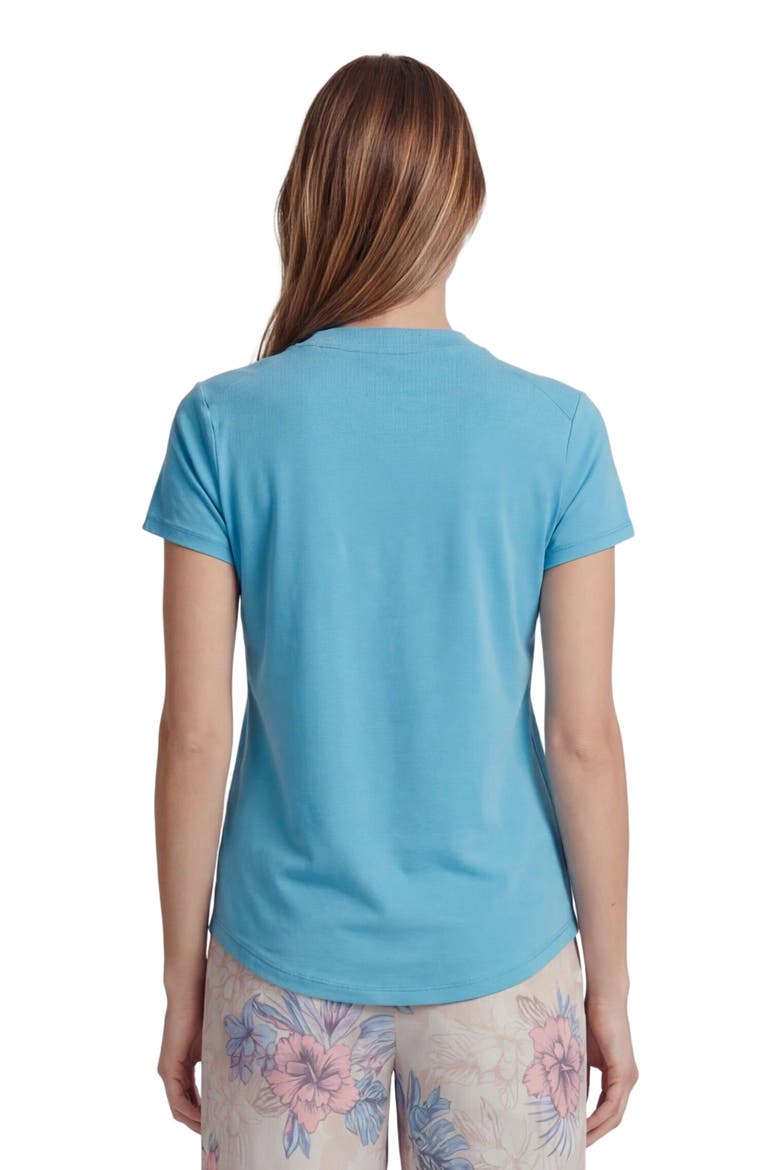 Womens V-neck Top, Alternate, color, TEAL