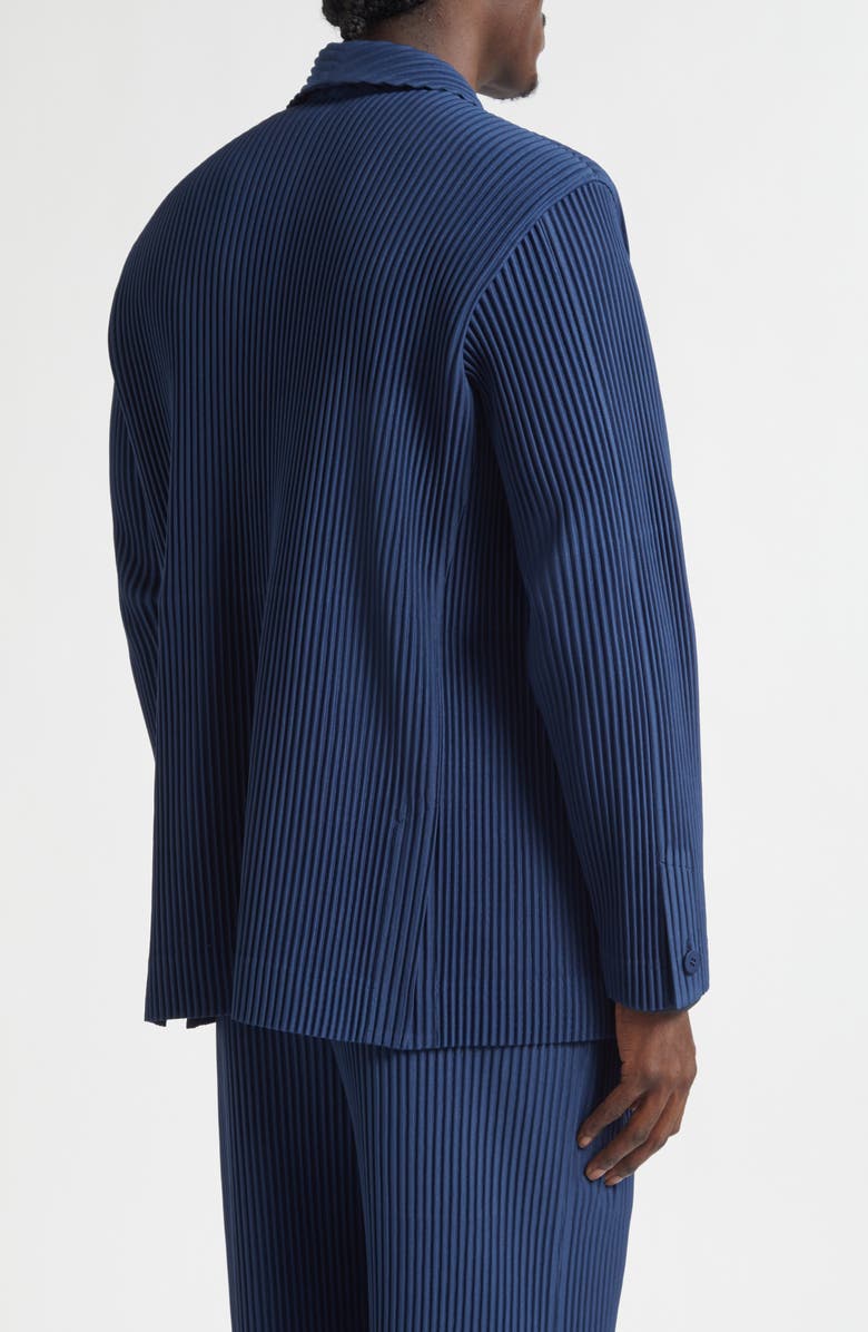 Homme Plissé Issey Miyake Tailored Pleats 1 Double Breasted Jacket, Alternate, color, Manarola Boat Navy