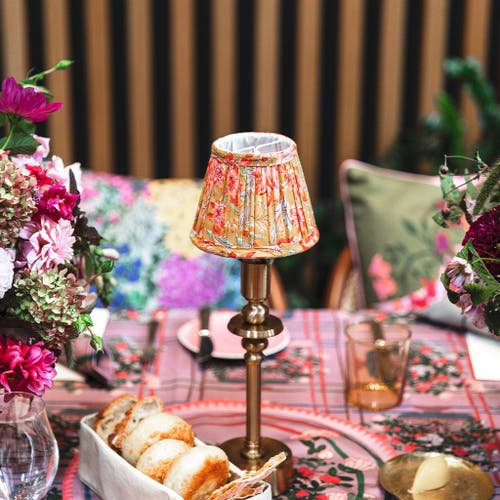 Sophie Williamson Design Chandelier Lampshade Lucinda In Yellow