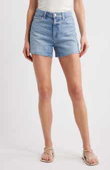 PAIGE Dani Ultra High Rise Denim Shorts