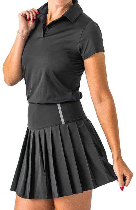 2 in 1 Pleated Skirt