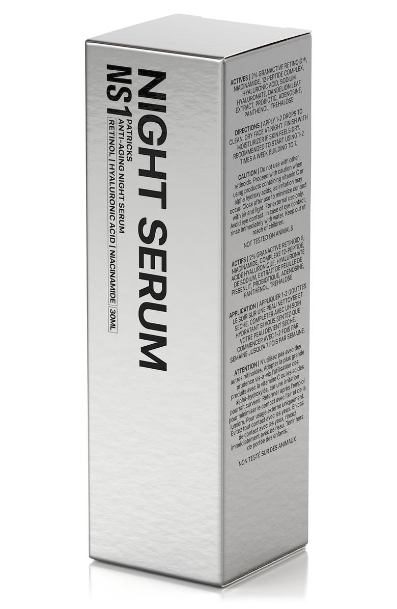 Patricks NS1 Anti-Aging Night Serum, Alternate, color, 