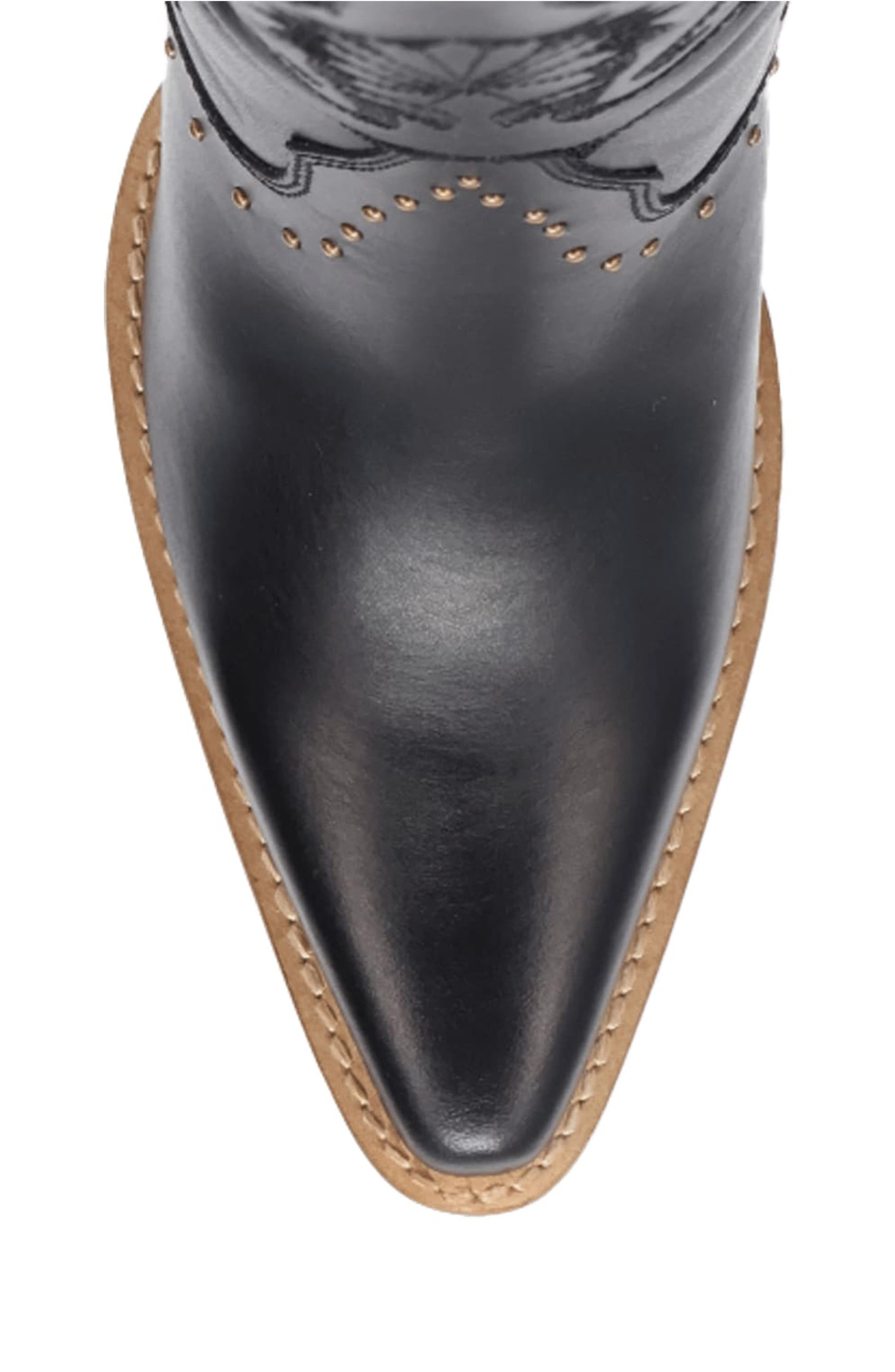 Dingo Rock N Rebel Knee High Western Boot, Alternate, color, Black