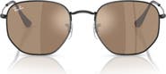 Ray-Ban 54mm Hexagonal Flat Lens Sunglasses