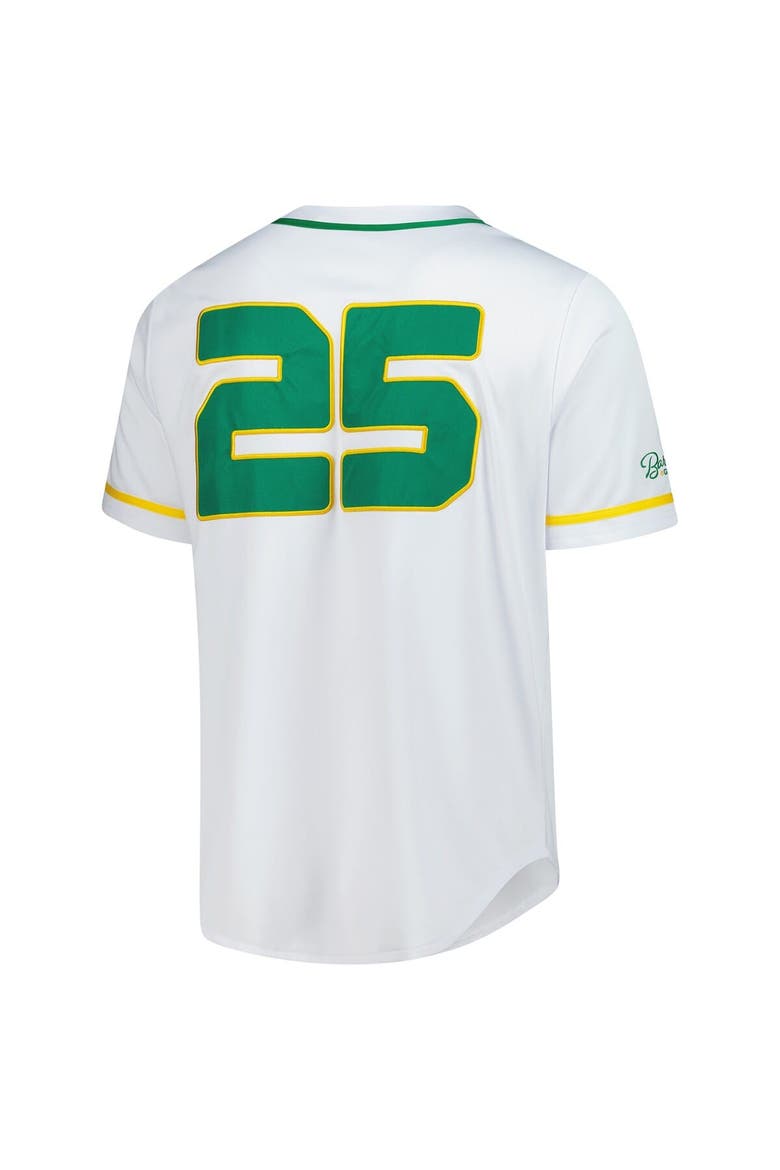 Men's Barstool Golf  White WM Phoenix Open Baseball Jersey, Alternate, color, White