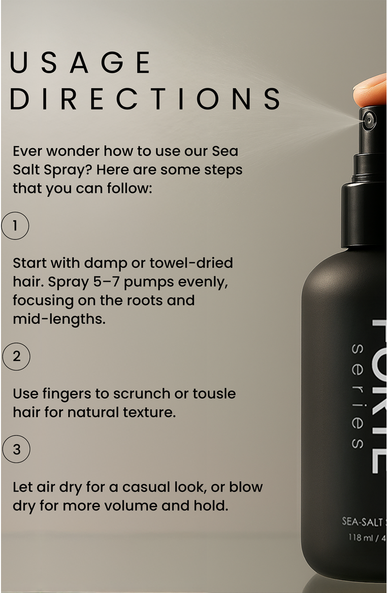 Forte Series Sea Salt Spray, Alternate, color, Black