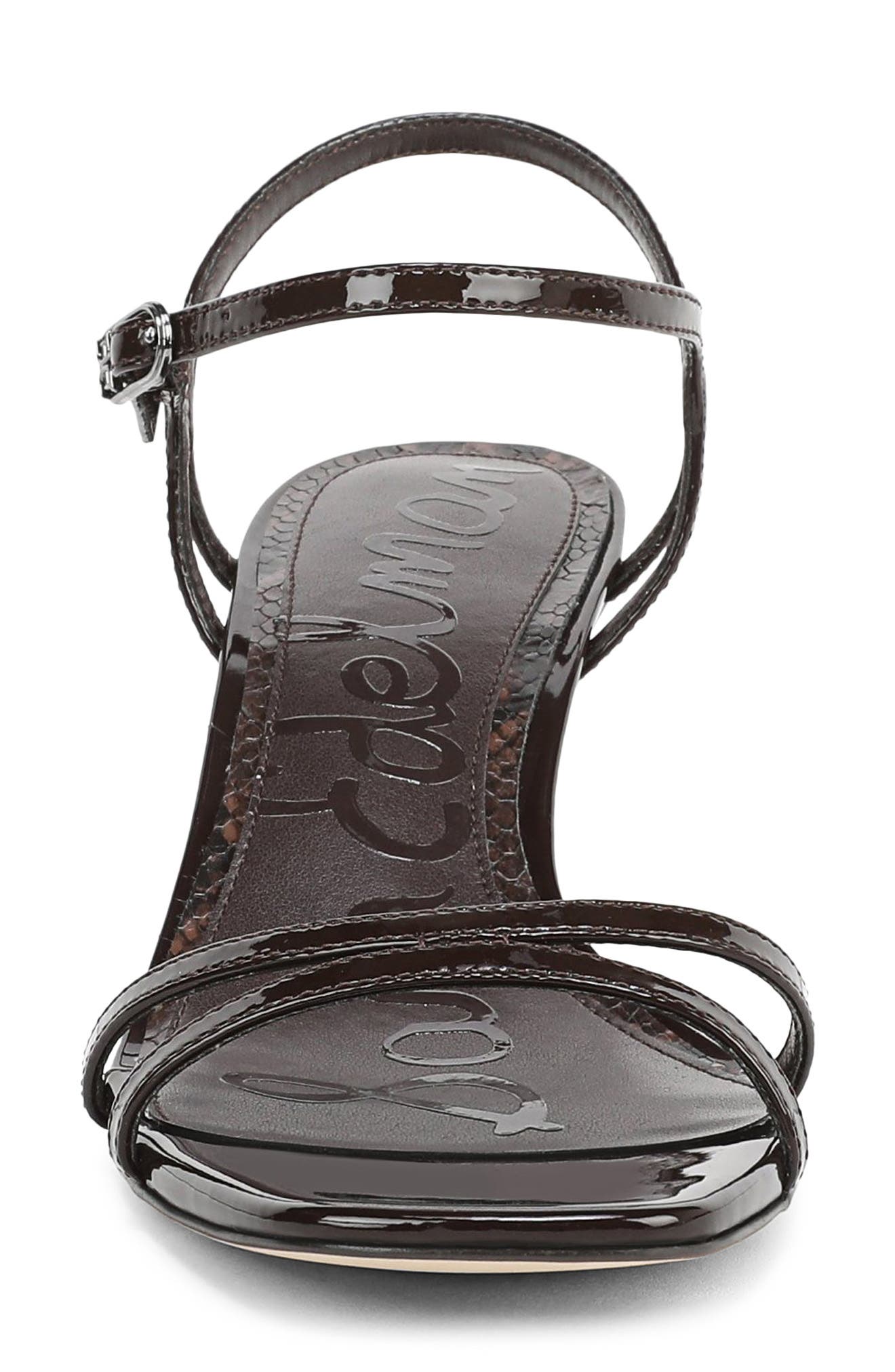 Presley Strappy Sandal, Alternate, color, RICH CHOCOLATE