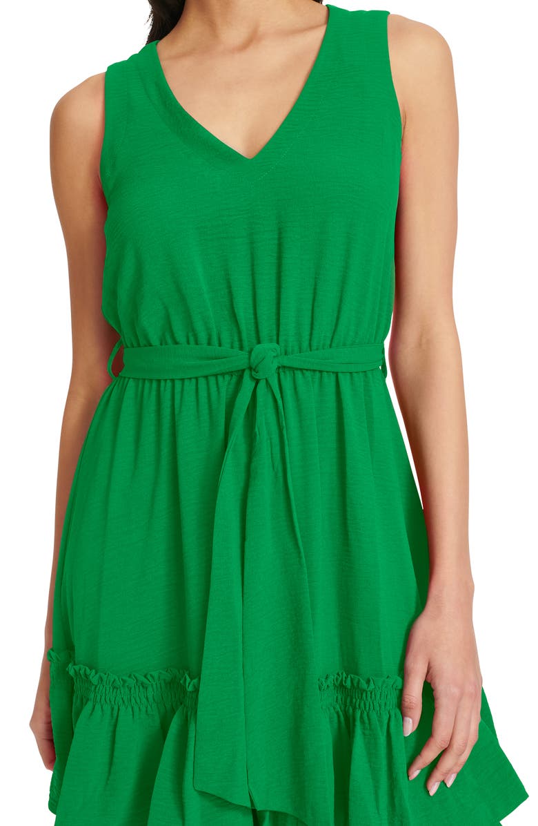 Calvin Klein V-Neck Sleeveless A-Line Dress, Alternate, color, 