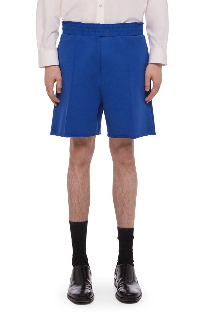 Helmut Lang Cotton French Terry Shorts, Main, color, 