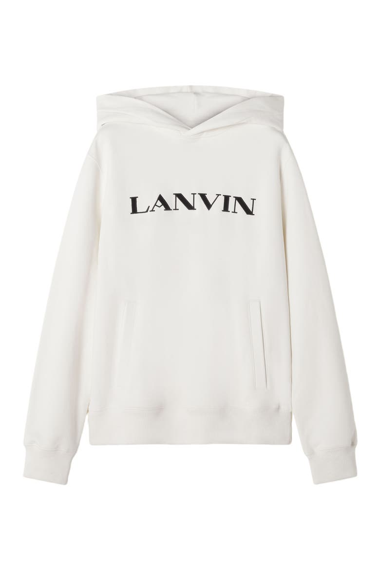 Embroidered Cotton Hoodie, Alternate, color, Cloth