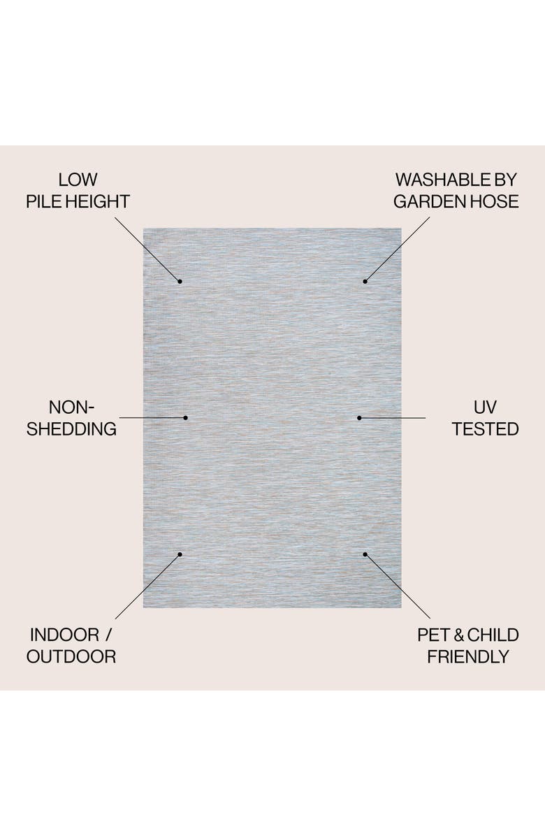 JONATHAN Y Ethan Modern Flatweave Solid Indoor/Outdoor Area Rug, Alternate, color, Gray
