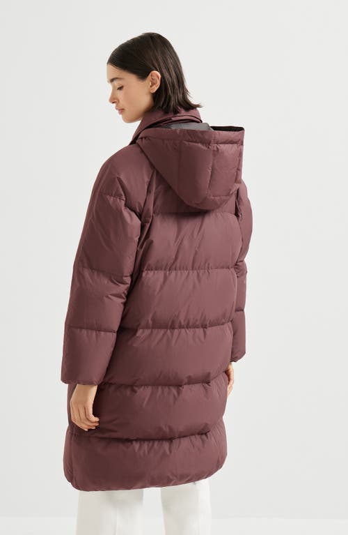 Brunello Cucinelli Water-resistant Taffeta Down Jacket In Pink