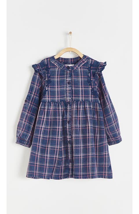 Beli Flannel Ruffle Shirt Dress Berlin for Infant